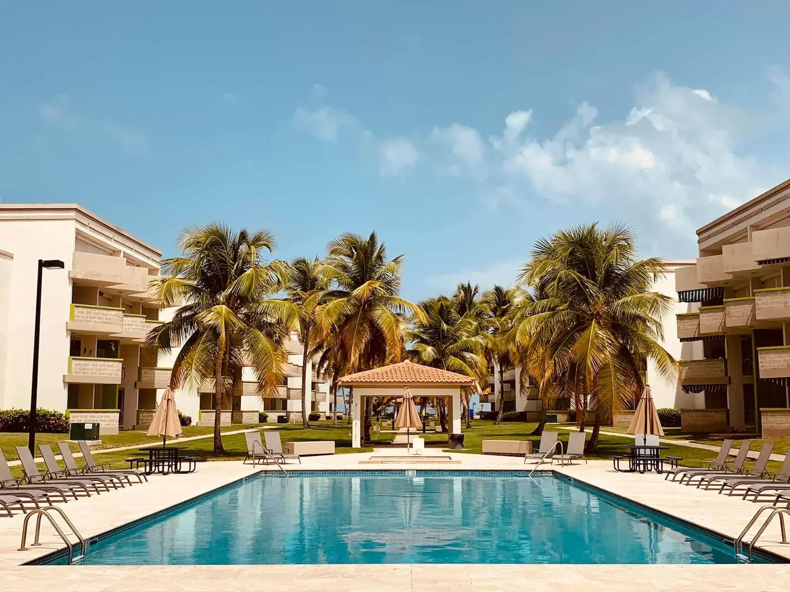 Pool and grounds at Vereda del Mar