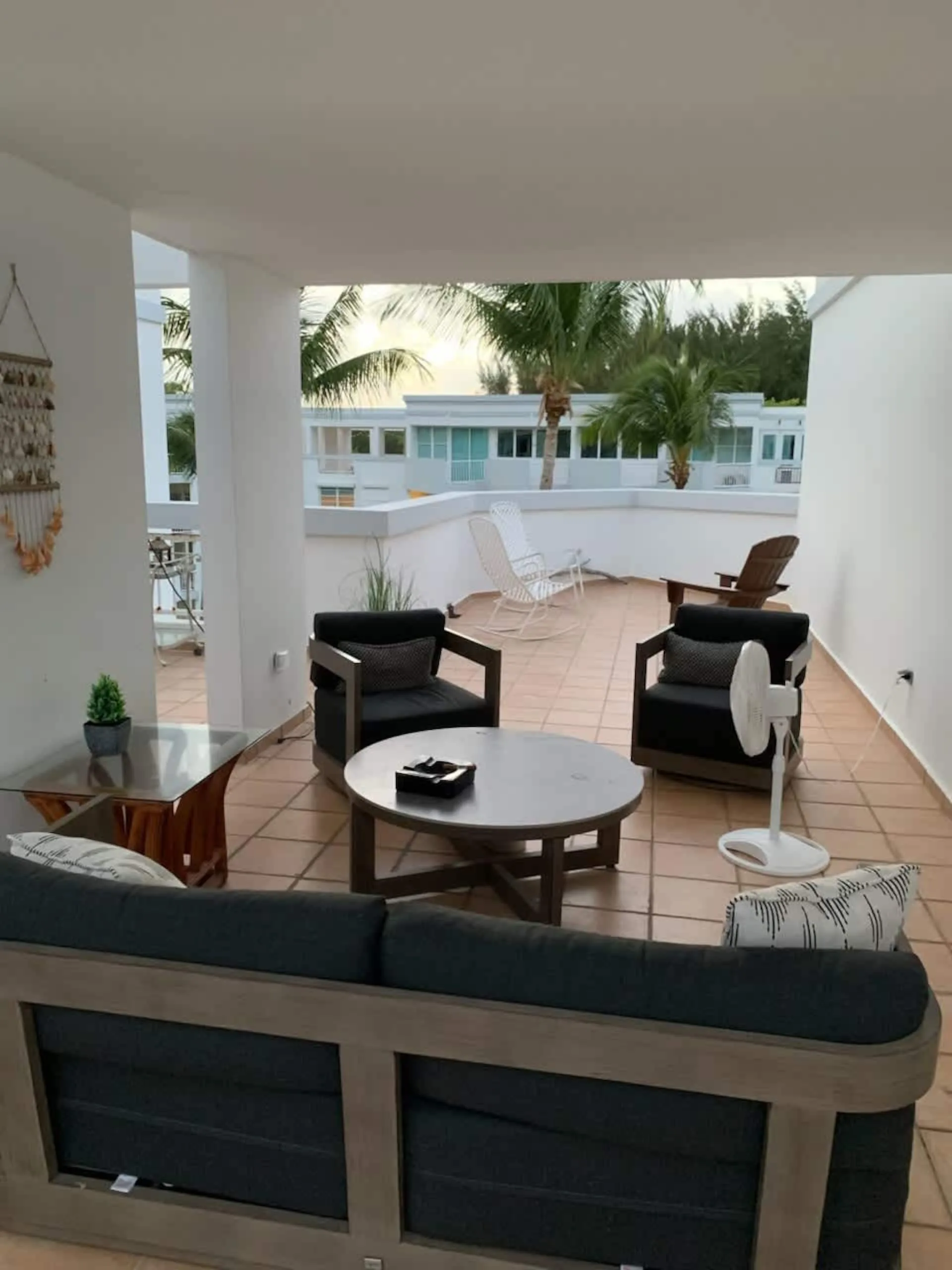Upper terrace